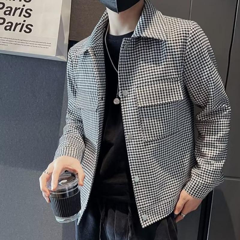 

Трендовая мужская повседневная куртка в корейском стиле высокого класса - Коллекция весна/осень 2023 XL