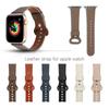 Fashion Thin Leather Band for Apple Watch 9 8 41 45mm 38 42mm 40 44mm 45 49mm Pin Watch Band for iWatch Series Ultra 6 5 4 3 2 1 SE Replacement Strap
