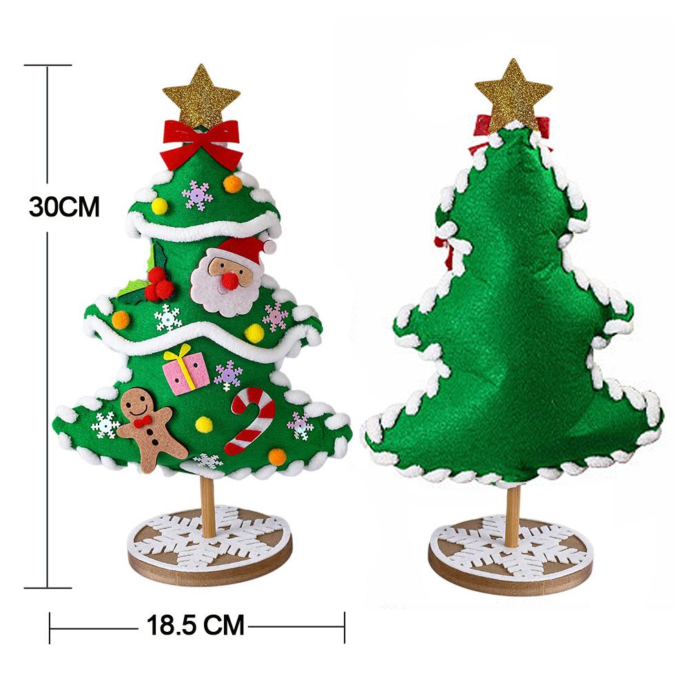 Christmas Tree Crafts Kits for Children DIY Christmas Decoration Handmade Toys Puzzle Craft Kit Toys Christmas Gifts for Kids