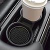 Car Cup Holder Coaster Drink Mat Decoration for Kitchen Bedroom Trucks Black