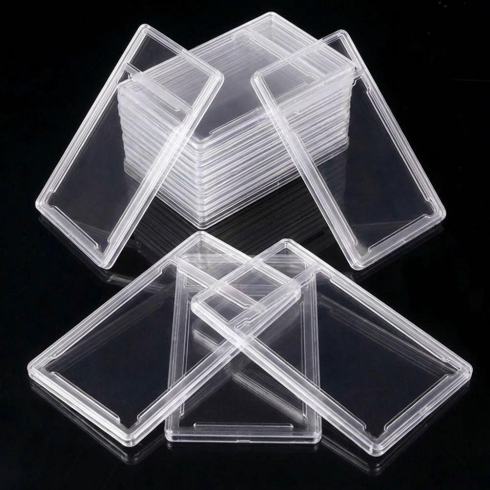 Transparent Collectible Card Box Removable Trading Card Protection Box  Storage Display