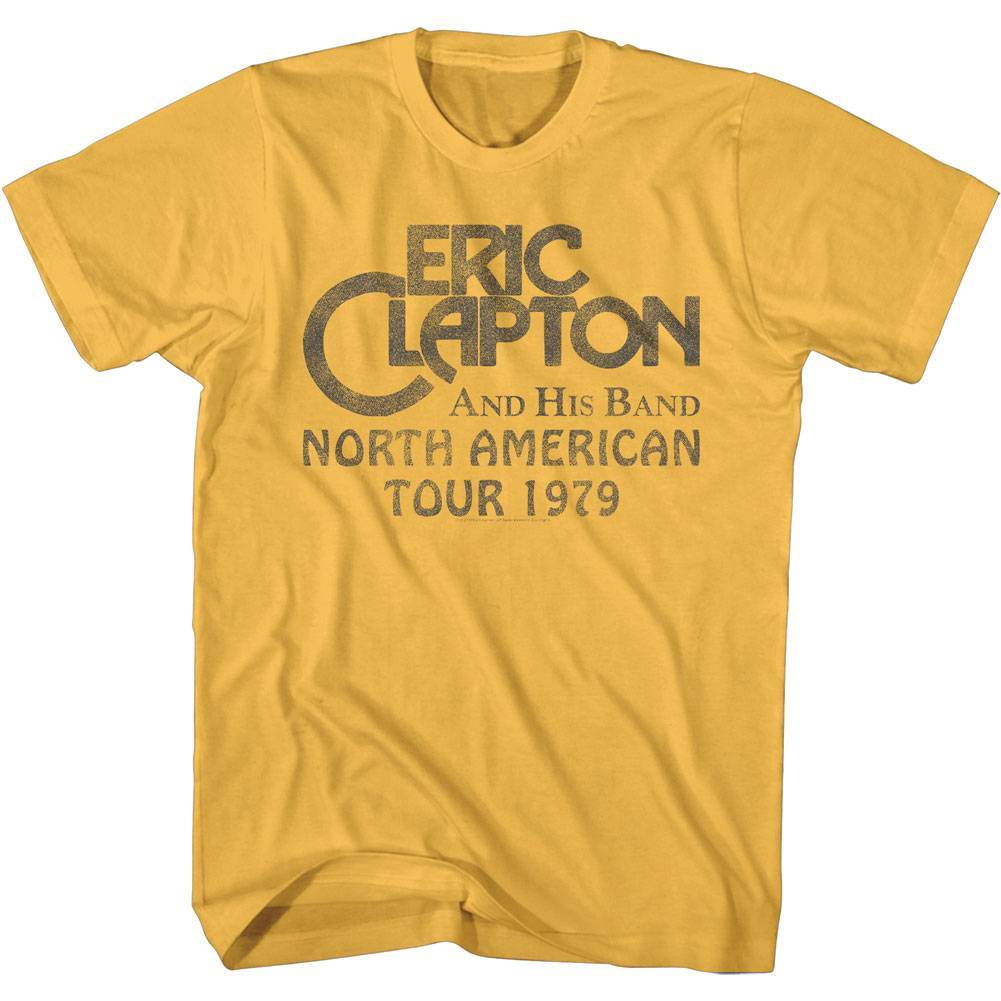 

Eric Clapton And His Band Tour 79 Men s T Shirt North America Tour Rock Concert 2XL