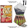 SUPERDANT Tin Sign Popcorn Vintage Metal Signs Movie Theater Store Decor Restaurant Metal Plaque Retro Wall Art Poster Wall Decoration for Bar