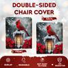 2/4/6pcs/set 45x55cm Christmas cardinal Chair Cover Table Decoration Dining Seat Chair Covers Dining Room Bar Party Banquate