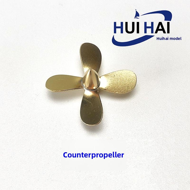 Bronze Tee River Model Submarine Propeller 32mm Simulation Boat Model Paddle Assembly Model ip Model
