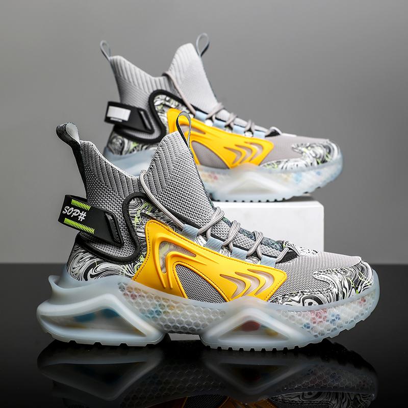 Sko Herre Joggesko Herre Uformelle Herre Sko Tenis Luksus Sko Trener Race Pustende Sko Mote Loafers Løpesko til menn