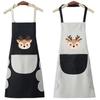 Waterproof Oil-Proof PVC Kitchen Apron with Wipe Hands Feature