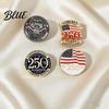 Multi-design Patriotic Pins 2026 Brooch Commemorating 250th US Anniversary Alloy