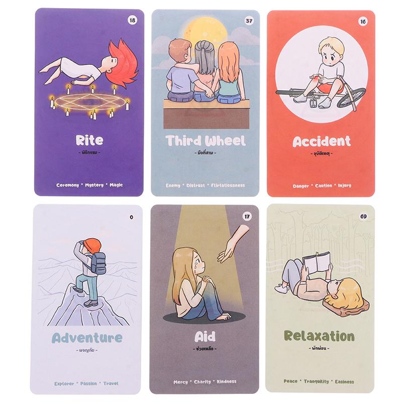 Pantha Oracle Card Tarot Prophecy Fate Divination Deck Family Party Board Game