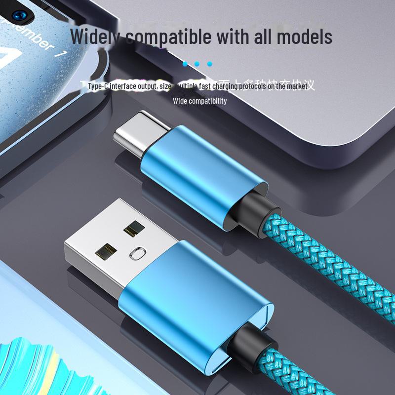 Type-C Fast Charging Cable for Android, Huawei, Xiaomi, Samsung, iPhone 15