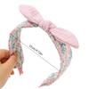 Children Knotted Bowknot Hairband Flower Print Hairhoop for Casual Wear And Spring DressingUp Accessory Party Headwear