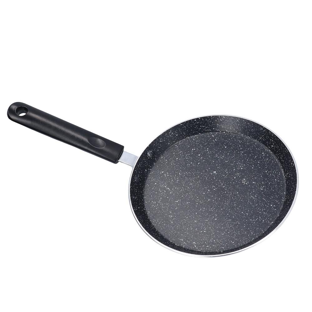 Kitchen Tools 6 Inch Frying Pan Nonstick Flat Bottom Omelette Pan Heat-Resistance Handle Black/Gold Crepe Pot Induction Cooker