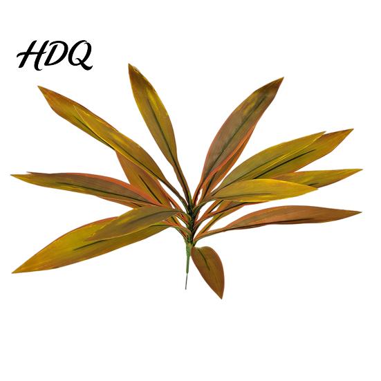 Pink And Purple Faux Flowers Large Realistic Artificial Fern Dragon's Blood Tree Plants with Green Foliage UV-resistant Ferns UV Resistant