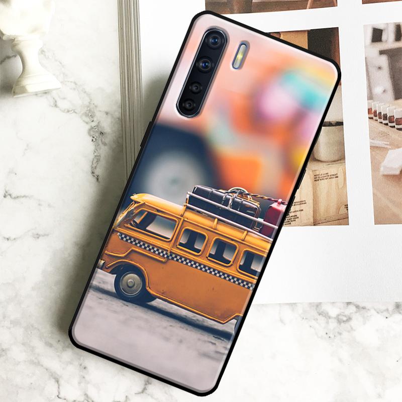 Combi Van Surf Case For Oppo A79 A18 A38 A58 A78 A98 A40 A60 A80 A16 A76 A96 A15 A74 A94 A54 A17 A77 Cover