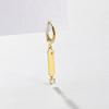 ANDYWEN 925 Sterling Silver Gold Earring Drop Earring Women Wedding Luxury Fine Jewelry 2023 Winter Good Lucky Jewelry