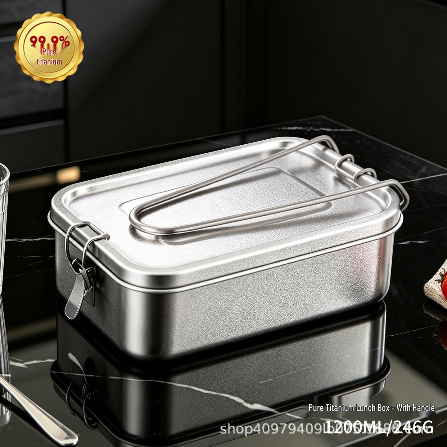 Leak-Proof Titanium Lunch Box with Lid