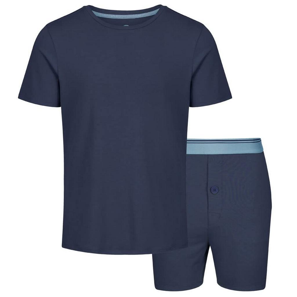 Light And Shade Mens Classic Short Pajama Set