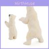 Standing Polar Bear Animal Miniature Pvc Figurines Set With Static Models For Home Decor And Collectors