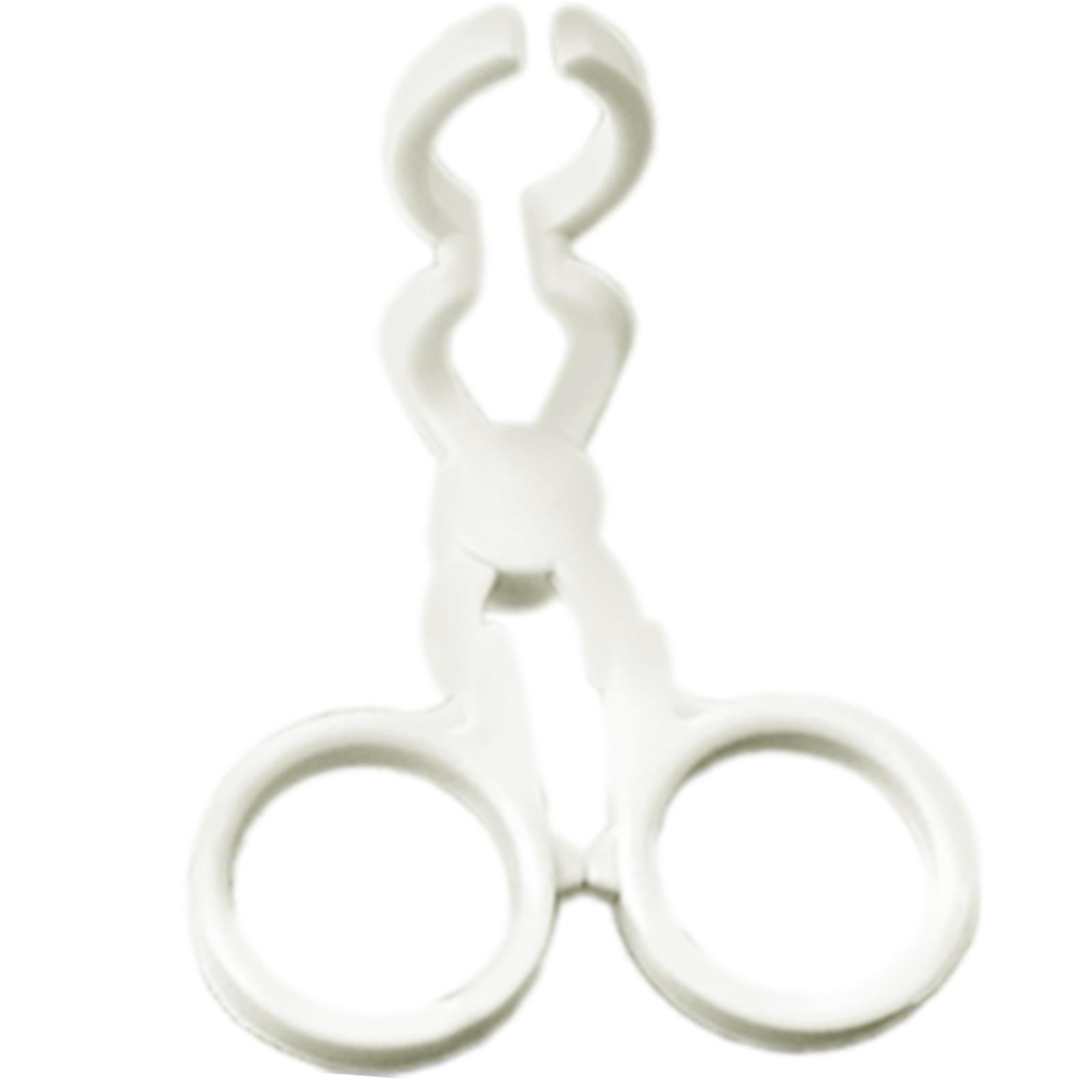 

Практичный инструмент для надевания и снятия контактных линз для легкого надевания и снятия, компактный, с регулируемым зажимом для начинающих, для ежедневного использования белый