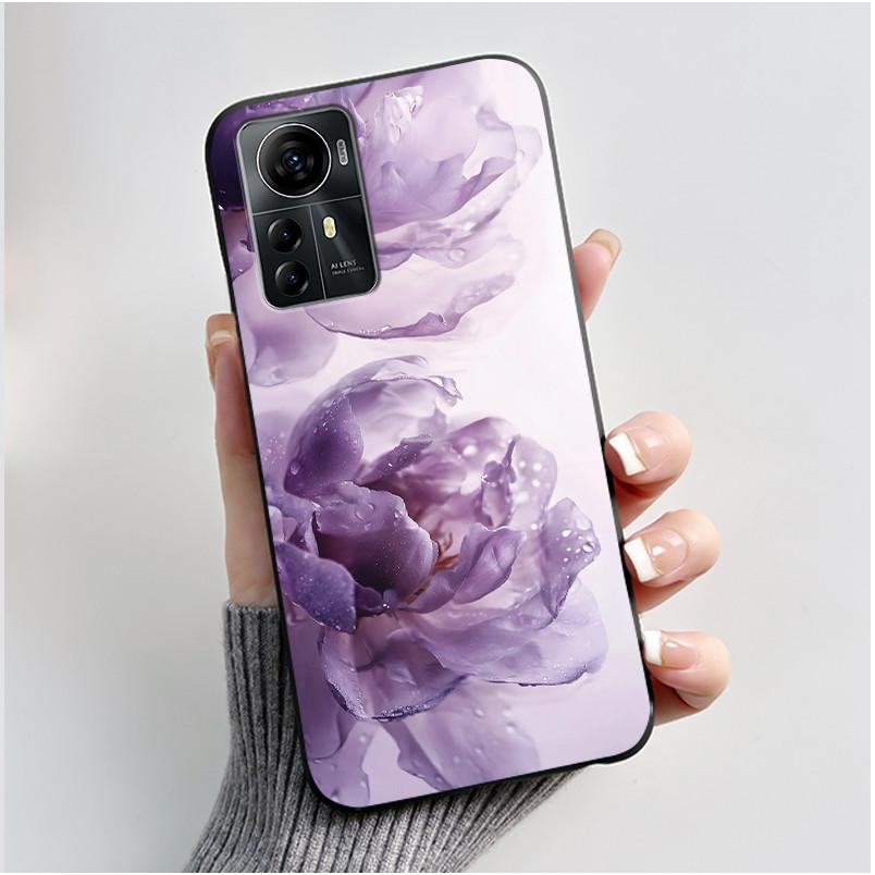 Casing For ZTE Blade A72s A7050/V41 Smart Case Luxury Dragon Cute Cool Boys Girls Black Matte Soft TPU Silicone Shell Back Cover