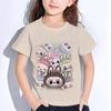 Monster Elf Cartoon Graphic Printed T-shirt Kids and Women Tees Top Summer Casual Men's Unisex Short Sleeve Clothing