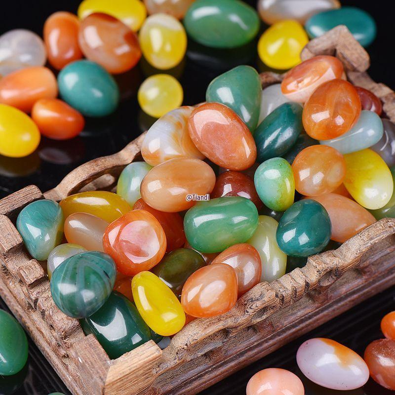 Natural Ocean Chalcedony Agate Stones for Aquariums, Gardens, and Flower Pots