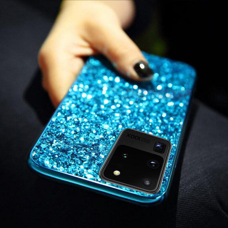 Bling Glitter Sequins Case For Samsung Galaxy S20 Ultra S10 S9 S8 A51 A71 A41 A81 A91 A50 A70 A30 A40 A20 A10 A30S A6 A7 A8 Note 20 10 Plus Soft Cover