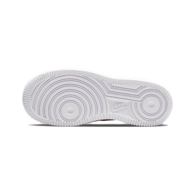 Nike Air Force 1 Toggle Leather Casual Non-Slip Durable Low-Top Kids Sneakers Kids Sneakers White Orange DR8410-181