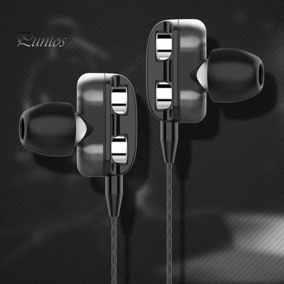 HiFi Heavy Bass Stereo Sportovní Sluchátka do Uší Drátová Sluchátka do Uší s Mikrofonem
