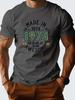 Made In 1974 50 Years of Being Awesome Graphic Tee Mens Casual Cotton TShirt