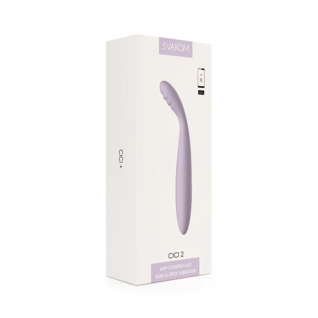 Svakom - G-Spot and Clitoral Vibrator Light Purple Cici 2