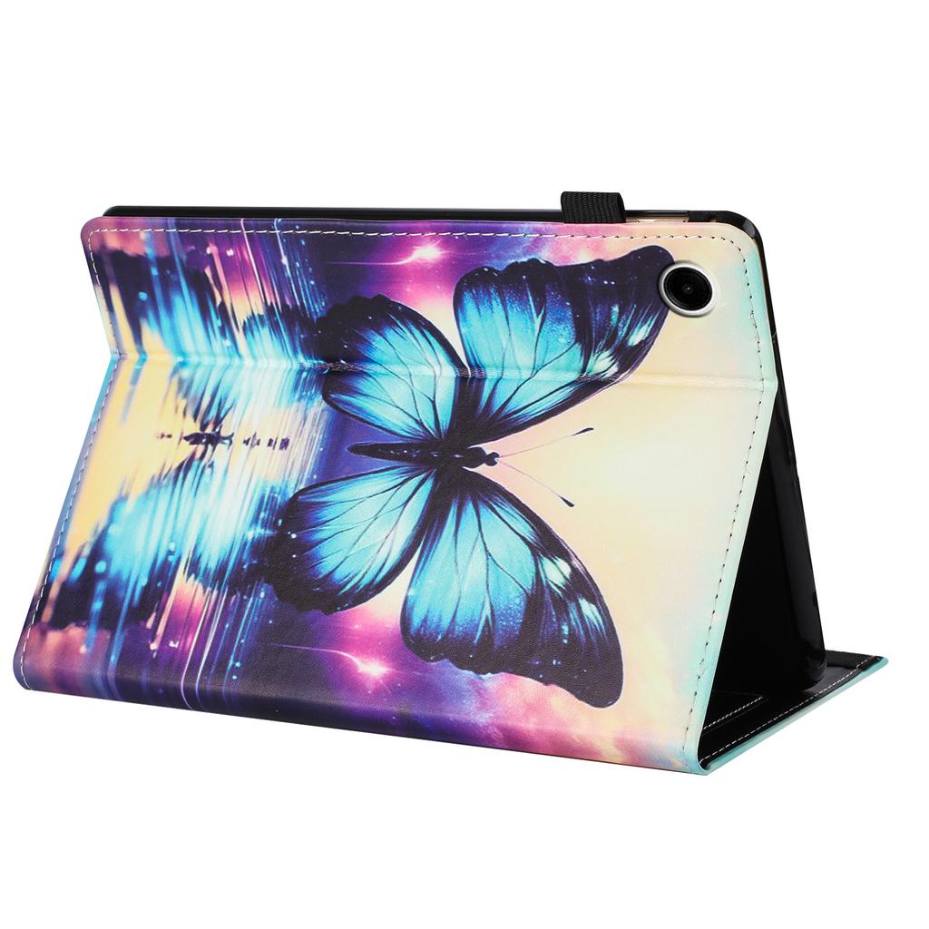 For Samsung Galaxy Tab A9+ Case Pattern Leather Tablet Cover with Auto Sleep/Wake,Card Holder