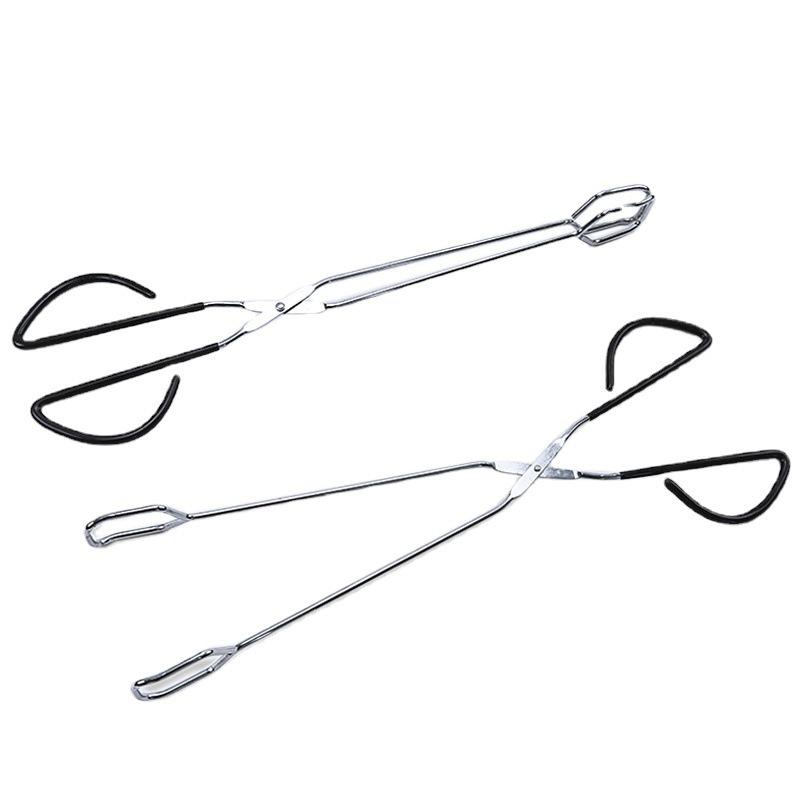 41CM Multi-Purpose Carbon Food Tongs – Bread, BBQ, and Barbecue Clips