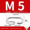 304 Stainless Steel Quick Link Carabiner Chain Connector with Maillon Lock