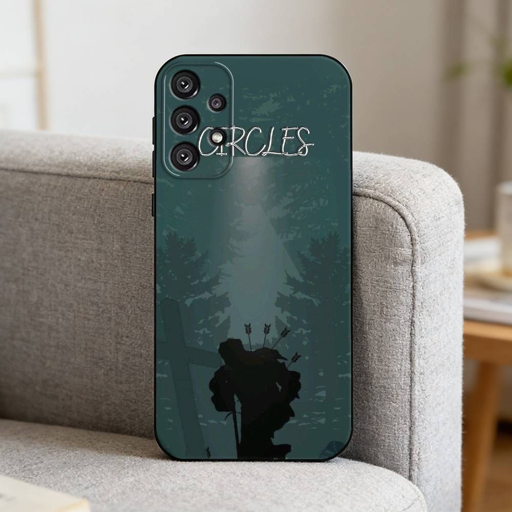 King P-Post M-Malone    Phone Case For Samsung S25,S24,S21,S22,S23,S30,Ultra,S20,Plus,Fe,Note,10,9,5G Black Cover