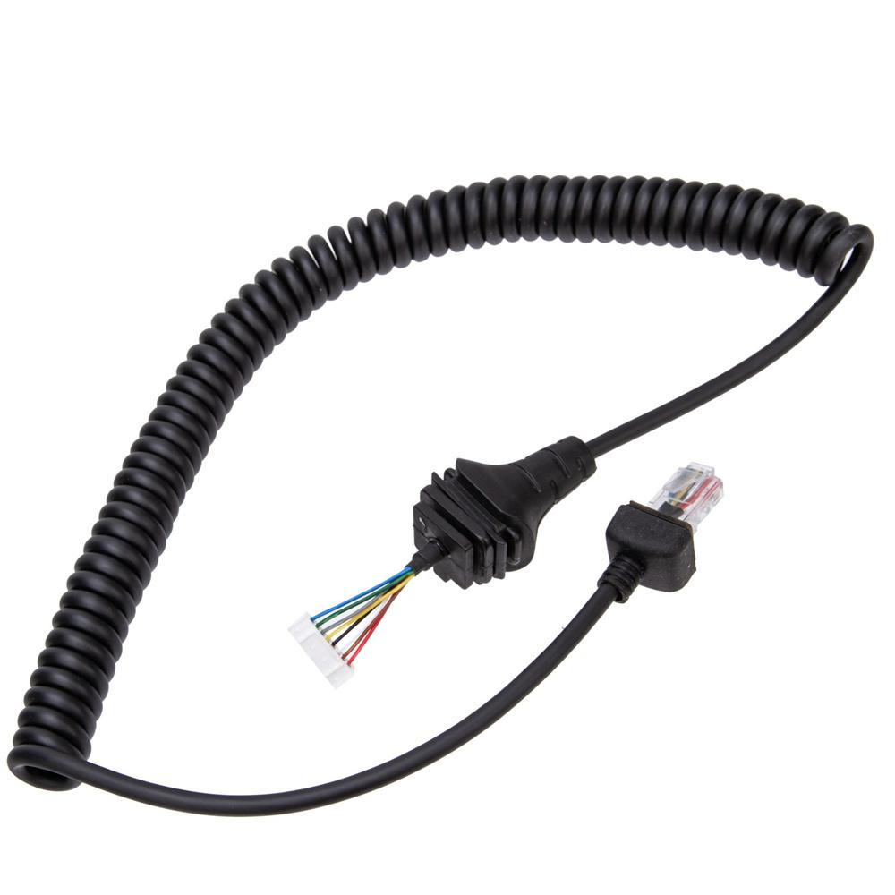 

8 Pin HM-152 Mic Handheld Ridao Speaker Mic Microphone PU Cable For ICOM IC-2820H IC2825E IC2200 IC3600 Repair