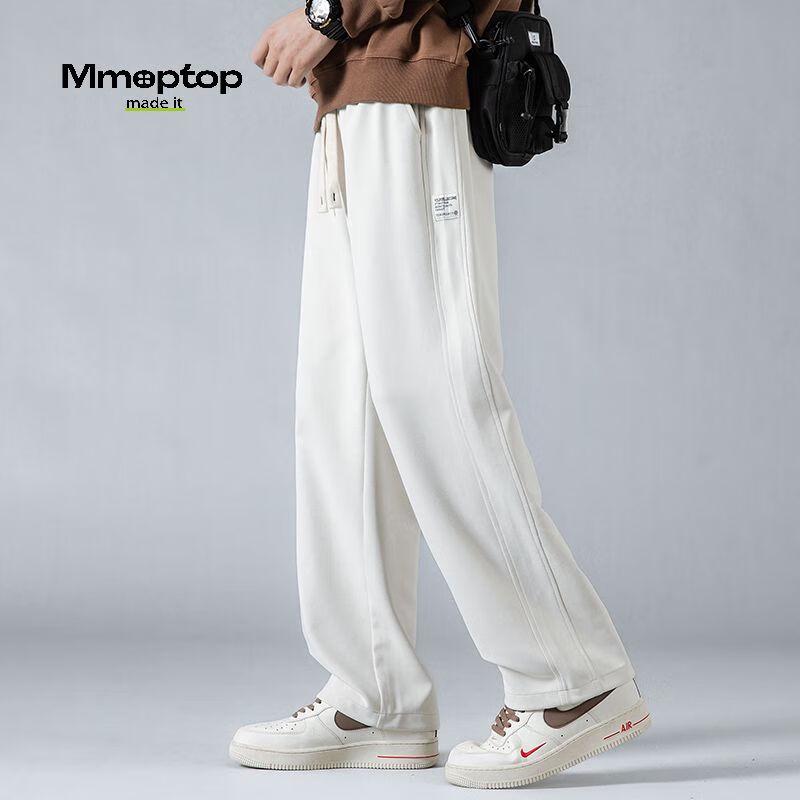 MMOPTOP Men's Loose Straight Leg Casual Pants CJ01