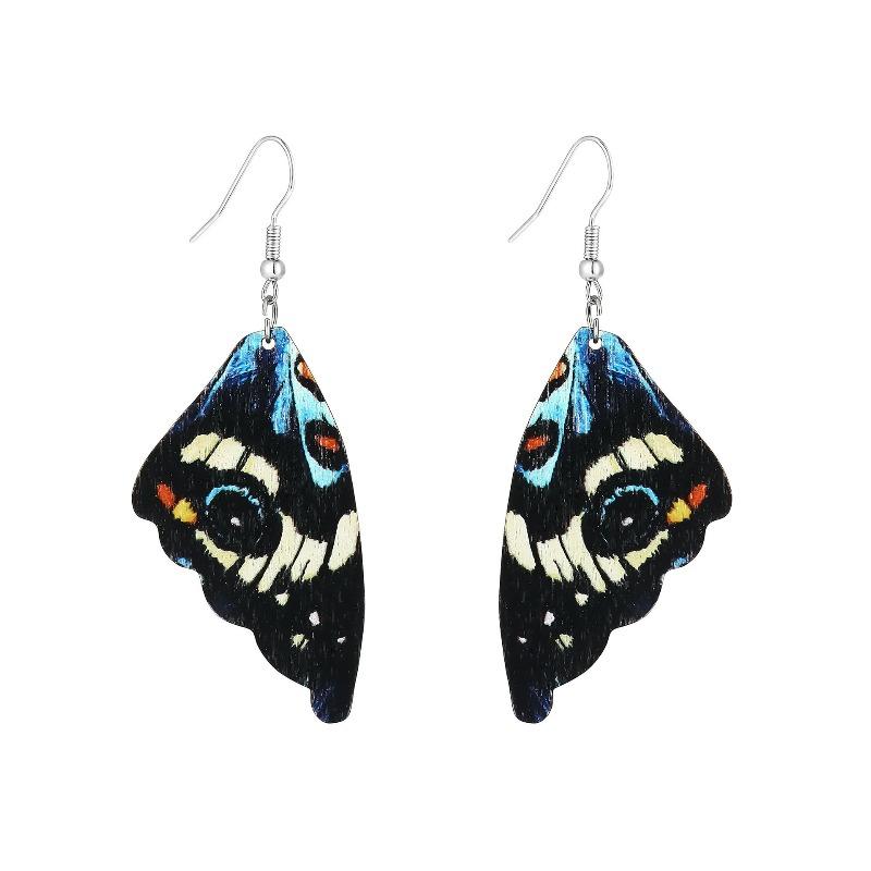 Vintage Butterfly Wings Dangle Earrings, Bohemian Colorful Ear Jewelry for Women, Yu… More
