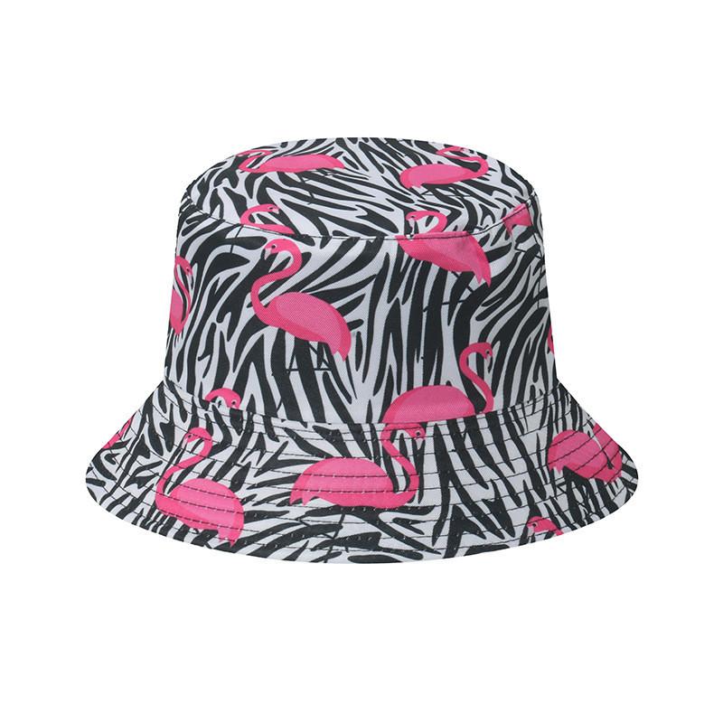 Bucket Hat Floral Four Leaf Clover Fisherman Hat Sun Protection Beach Hat Women