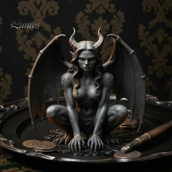 Resin Ornaments for Home Decor Gargoyle Statue, Medieval Gothic Sculpture, Artistic Horror Small Sculptures Windowsill Decorative Craft Office Living