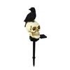 2PCS Solar Halloween Outdoor Garden Skeleton Ghost LED Lightt Party Decoration