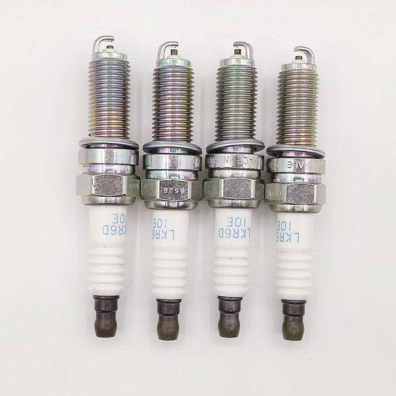 4pcs 18843-10062 LKR6D10E Spark Plug For Hyundai Kia Rio Accent Picanto Morning 18846 10062 LKR6D-10E 96569 1884310062