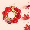 New Year Knitted Cats Collar Photo Props Decorative Dress up Costume Knitted New Year Cat Collar for Small Dog Kitty Puppy