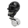 Skull Shape Steering Wheel Knob 3cm Diameter Resin Turn Knob Spinner Booster for Cars Trucks Tractors Boats Black
