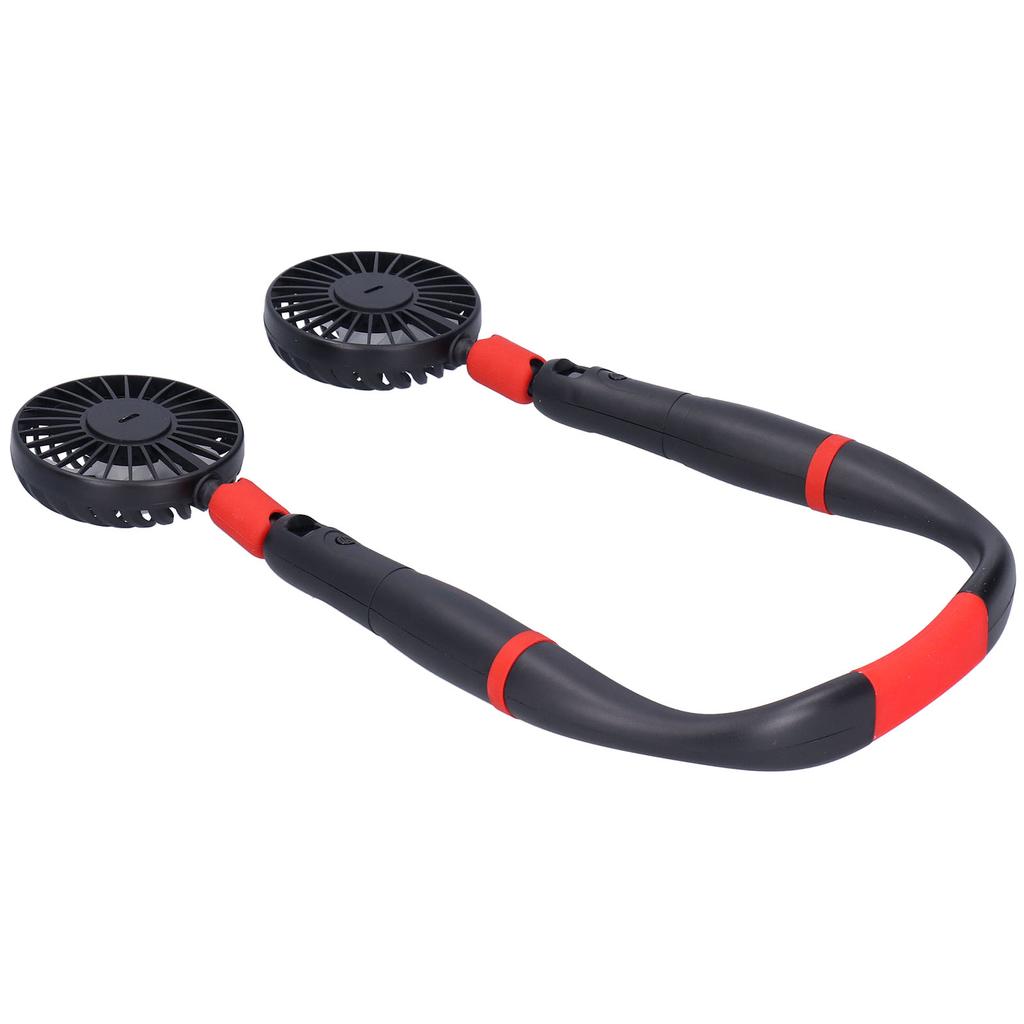 D9 Wearable Neck Fan USB Rechargeable Desktop Neck Fan Handheld Neck Air ConditionerBlack