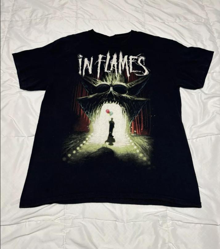 

2018 In Flames Balloons Band Tour Promo T-shirt size S-5XL Unisex T-Shirt L