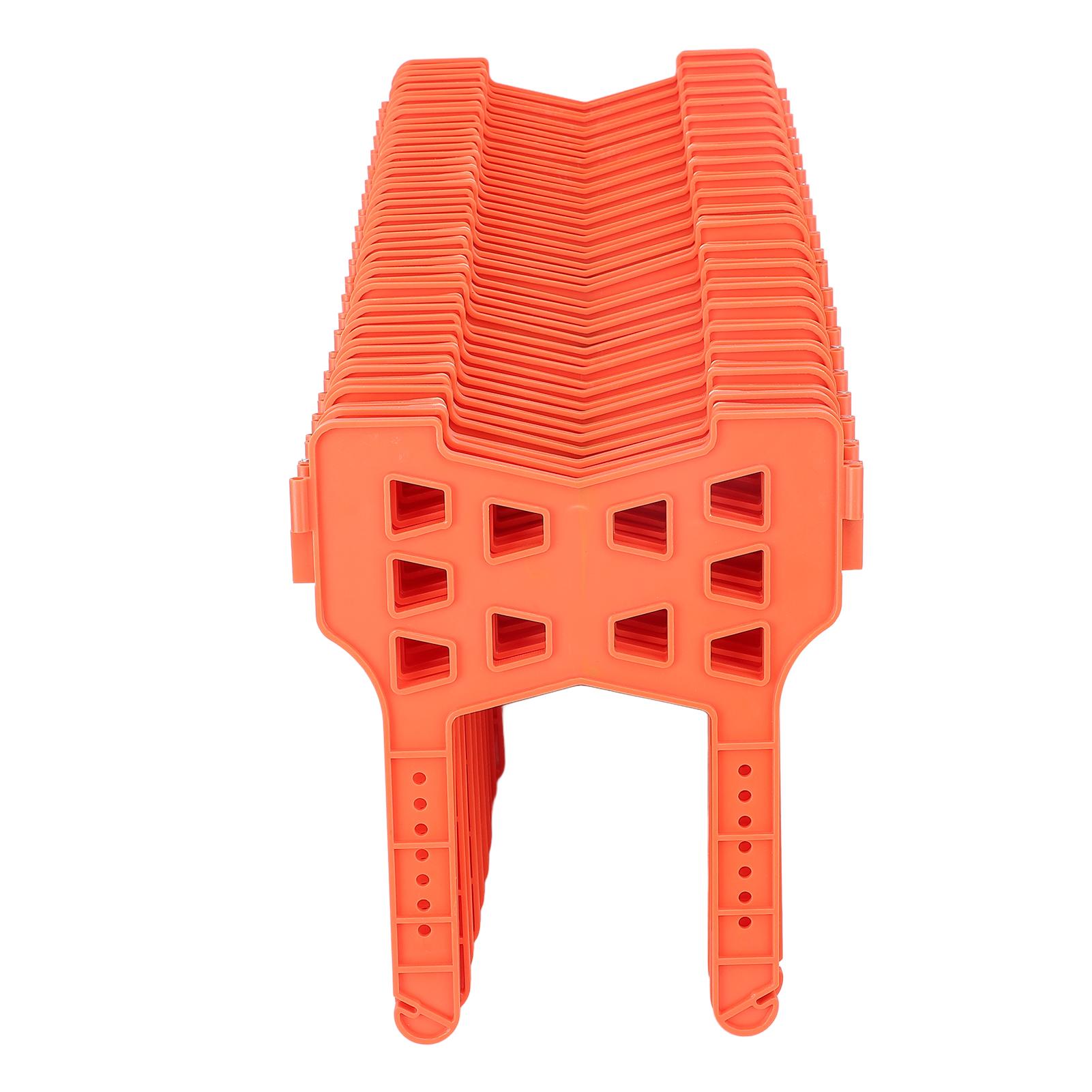 

RV Sewer Hose Support Weatherproof Adjustable Height Angle Portable Lightweight Orange Sturdy Sewer Hose Holder for Motorhomes