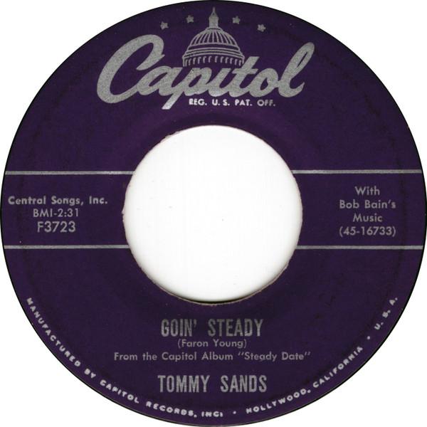 

7inch Record TOMMY SANDS - Goin Steady F3723 Capitol Records 1957 US Pop Used