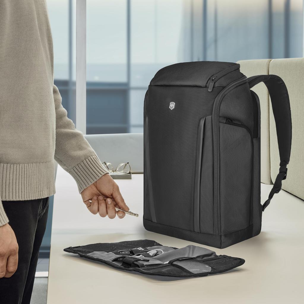 Altmont Professional Laptop Backpack with Detachable Business Simple Slit Multifunctional Fits Laptops and Detachable Organizer Black 602153