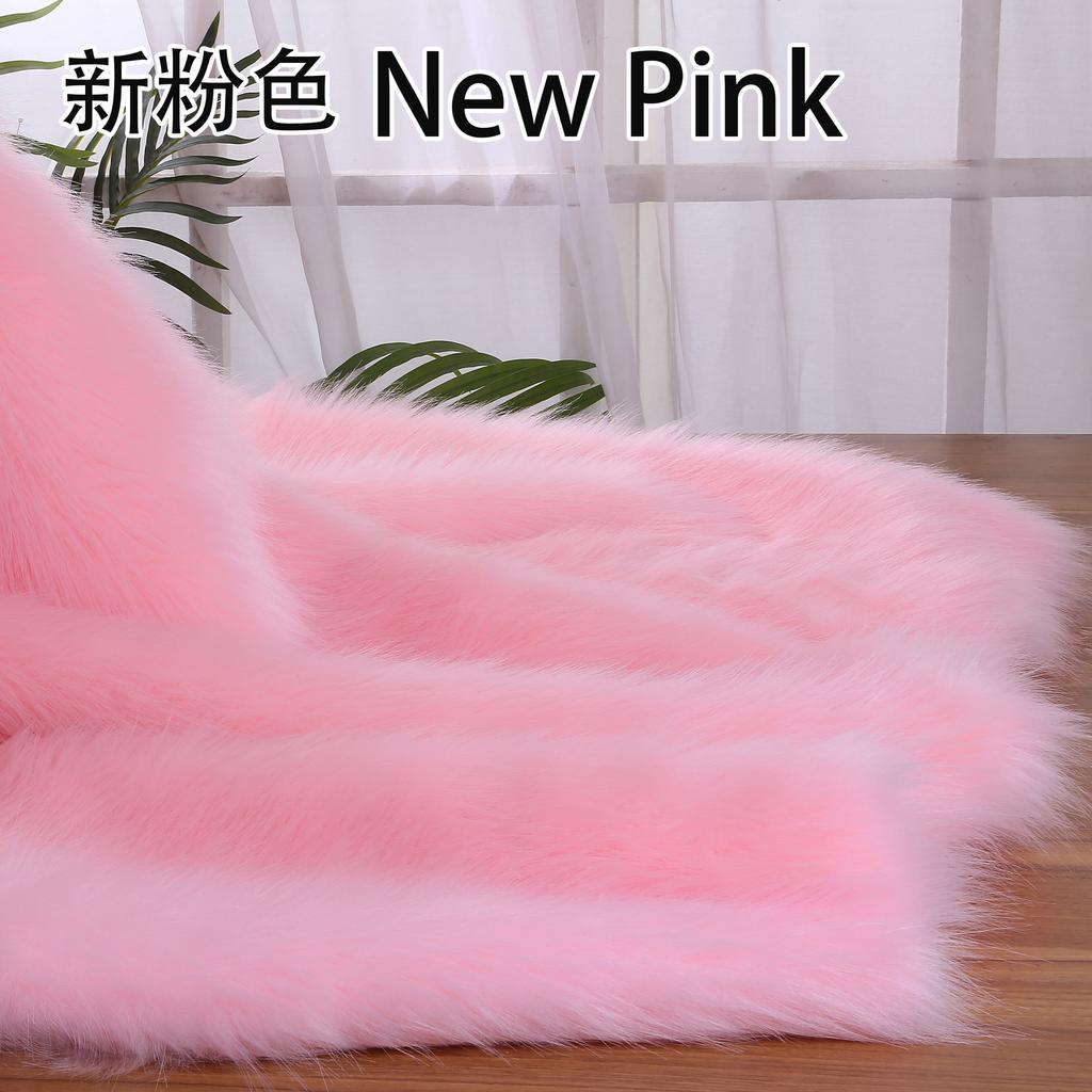 5cm Wool Length 180cm Wide High-grade Imitation Fox Hair Plush Fabric Carpet Fur Clothing Animal Fursuit Hair DIY Sewing Fabric